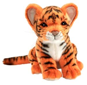 Peluche Bébé Tigre Brun Assis - 18 cm